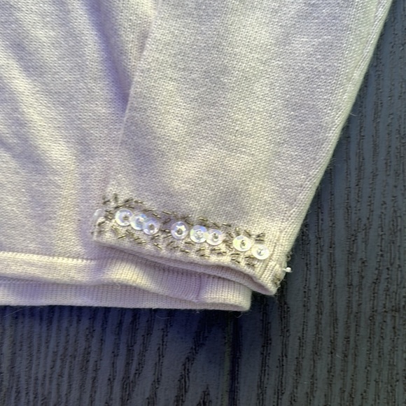 Vintage INC International Concepts Embellished Silk/ Angora blend Sweater - Picture 4 of 6